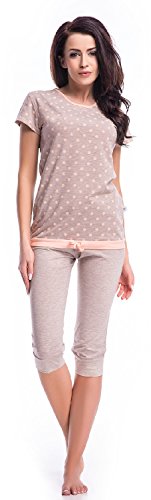 Dobranocka PM.7010 Pyjama,Size M,Beige