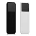 Produktbild kwmobile 2in1 Set: 2x Silikon Hülle für Apple TV (4. Gen) / Siri Remote Fernbedienung - Schutzhülle Etui Case Cover in Schwarz Weiß