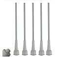 Extra Long Nozzles x5 for C4 380ml 350ml Cartridges Silicone,Sealant,Mastic,Caulk,Adhesive,Glue,DPC Creams, Rempro,Dryfix