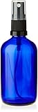 100ml BLUE GLASS Bottle with Black ATOMISER Spray. Essential Oil / Aromatherapy Use