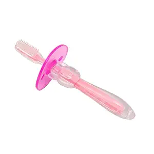 Fisher-Price Silicone Baby Soft Toothbrush (Multicolor)