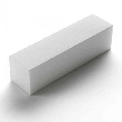 Nail Buffer Sanding Blocks White X 5 Acrylic Uv Gel Fibreglass Nails Edge Value