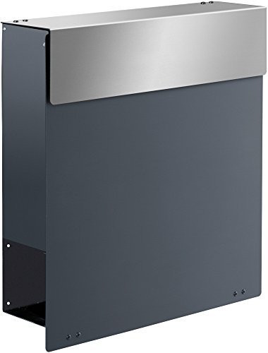 Preisvergleich Produktbild Frabox Design Briefkasten NAMUR SPECIAL EDITION, RAL 7012 Basaltgrau