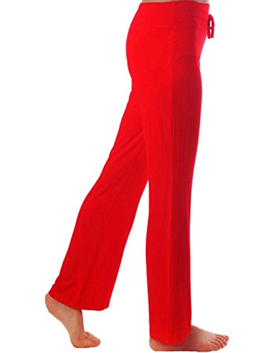 HOEREV Frauen Soft Modal Slimming Hose Yoga Hosen Pyjama-Hose - 6