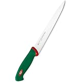 Sanelli Premana Professional Coltello Yanagi Ba, Acciaio Inossidabile, Verde/Rosso, 37.0x3.0x3.5 cm