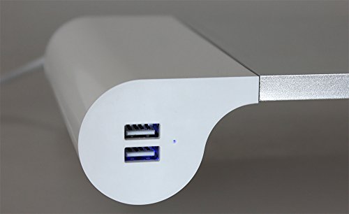 Space Bar, Multifunction Monitor Stand/Laptop Ständer/Monitor Untersatz iMAC & PC With 4 x USB Ports Organizer - 3