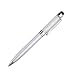 Produktbild TRIXES Smartphone & Tablet Taststift (Stylus), Silber mit Kristallen und Kugelschreiberfunktion, 2 in 1