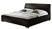 Produktbild sette notti  Polsterbett Bett 200x200 cm Doppelbett XXL Braun, Kunstleder Bett Liegefläche 200x200 cm, Alto Comfort Art Nr. 415-10-60000