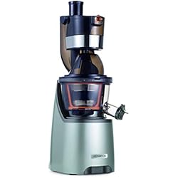 Kenwood Pure Juice Pro JMP800SI Extracteur de Jus extra-sains (entrée Dual, utilisation Silencieux avec fonction de rinçage et bouchon anti-gouttes)