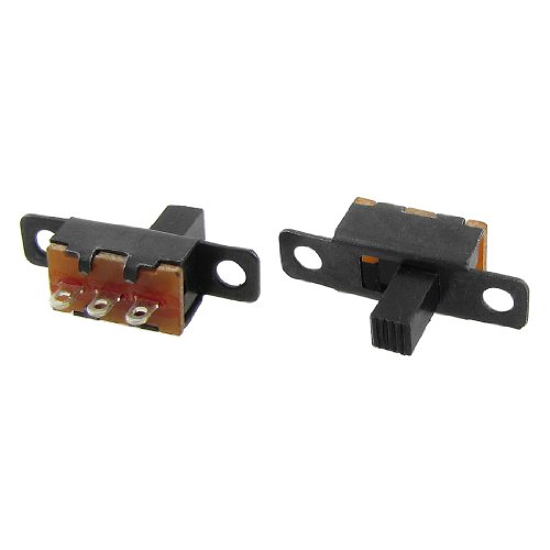 50 Stück x SS12 F15G6 ON/ON 2 Position 1P2T SPDT Panel Mini Schiebeschalter Lötfahne