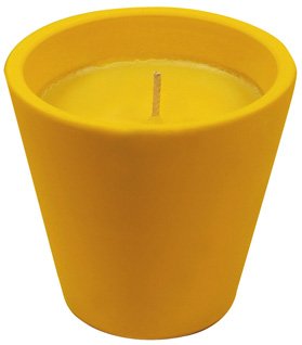 CERAS ROURA 1 x Outdoor Candles Caribe CITRONELLA Candela in Vaso di Terracotta, 20 Ore (Colori Assortiti)