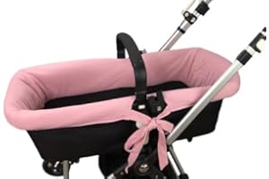 Danielstore Funda Capazo Acolchada Color Rosa Maquillaje + Regalo Sabana Bajera Rosa