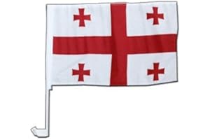 FLAGGENFRITZE Georgia Car Flag Car Flag – 30 x 40 cm