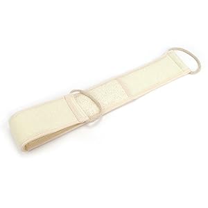 BESTOPE® Natural Loofah Exfoliating Back Scrubber Premium Scrubber Facial Exfoliator Pad - Image 3