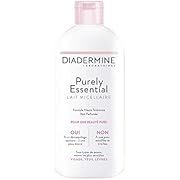 Diadermine Lait micellaire visage, yeux, lèvres - Purely Essential - Le flacon de 400 ml