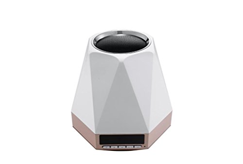 YL Bluetooth-Bildschirm Uhr Wecker, Kreative Wireless Bunte Diamant-Lautsprecher , Gold,gold