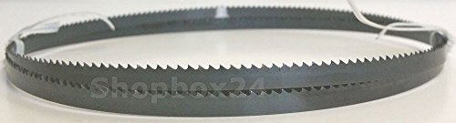 Premium Sägeband Bandsägeband Bandsägeblatt Sägebänder 1425 mm x 6 mm x 0,36 mm x 10 Zähne pro Zoll , für Sperrholz, geeignet für Maschinen wie : Gemex, Budget, Haager, Interkrenn, Kity, Rexon, Varo, Güde, Ferm uvm. - 2