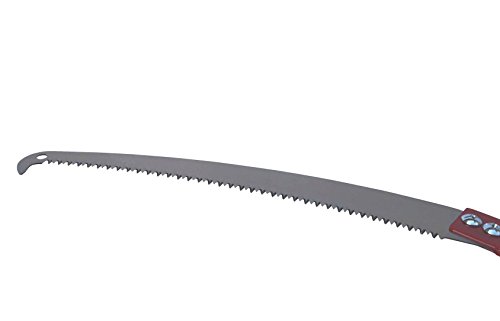 FenWi Teleskop Profi Baumsäge mit gebogener Haken Astsäge und 4,10m Aluminium-Teleskopstange als Baum-Entaster (bis zu 6,50m Höhe sägen) - 9