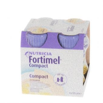 Preisvergleich Produktbild Fortimel Compact Vanillegeschmack 8X4X125 ml