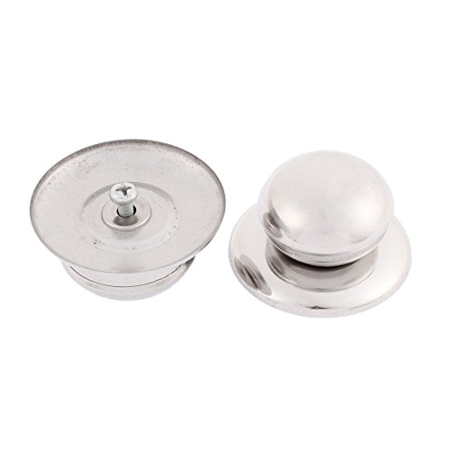 Preisvergleich Produktbild 2 Stück Kochen Pfanne Edelstahl Topfdeckel Griff Halter Knauf Handgriff