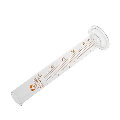 Gazechimp Glas-Messzylinder Chemielabor Messen Graduierte Professionelle 50ml - 7