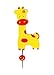 Yellow Giraffe Single Wooden Children's Wall Hook Coat Hook suitable for Girls and Boys Nursery or Bedroom