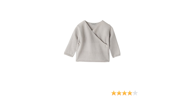 Vertbaudet Brassiere Tricot Bebe Coton Bio Gris Pale 12m 74cm Amazon Fr Vetements