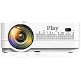 Play MP1-A Smart WiFi 3D 4k Full HD LED Recently Launched Android 9.0 Multifunction Bluetooth 4D Keystone|300-inch Display 1920x1080P VGA, USB, HDMI | Portable Mini Digital Home Theater Projector