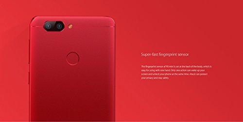 Elephone P8 mini Smartphone 4G, 5.0 Pollici FHD Schermo Android 7.0 Telefono Cellulari, MTK6750T Octa Core 1.5GHz, 4GB RAM + 64GB ROM, 13.0MP +2.0+16.0MP Camera, Dual Sim, Fingerprint Sensorï¼ŒWiFi, Hotkont, GPS, OTG Cellulare- Nero