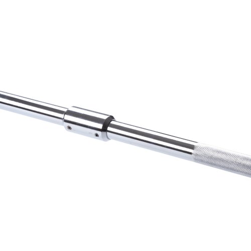 Physionics Langhantel Set 30kg Hantelstange mit rutschfesten Griffflächen inkl. 4 Gewichte - 4