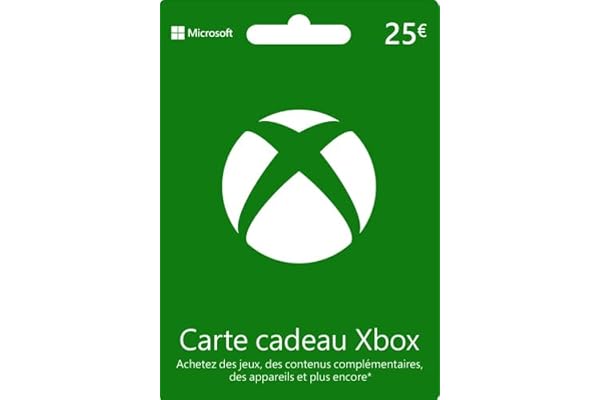 Carte cadeau Xbox – pour la France – bon par courrier