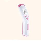 Thermomètre, Thermomètre Frontal avec Avertissement De Fièvre À Lecture Instantanée, Thermomètre Médical Infrarouge Numérique pour La Fièvre Adapté Aux Tout-Petits,Pink