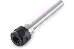 FAFEICY Mandrino di Fresatura, Fresatrice Verticale Legno, C12‑ER16‑100L Portautocentrante con Codolo Cilindrico, Asta di Tornitura con Prolunga per Utensile di Fresatura CNC