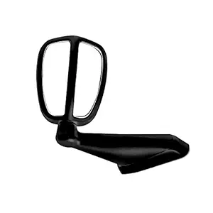 Autopearl Front Fender Wide Angle Mirror Bonnet for All Cars (Black)