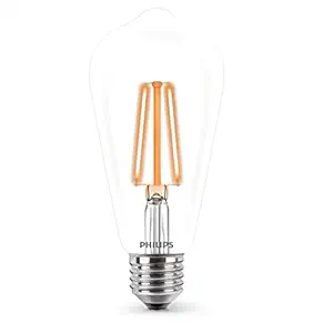 PHILIPS 4-Watt Filament LED Bulb ST64,Base: E27 (Orange),Pack of 1