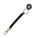 Generic Spring Coil Keyring Spiral Key Chain Stretchable Theftproof Bracelet Black RS.240.00