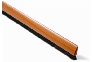 Brinox B80320Y - Burlete Curvado, 3,8 x 82 x 1 cm, Color Madera Clara