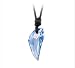 Sansar India Wolf Tooth Crystal Adjustable Black Dori Pendant Unisex Necklace for Men and Women RS.299.00