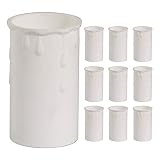 Acabado blanco | Se utiliza para cubrir soportes de lámpara en lámparas de techo y luces de pared. Apto para lámparas de araña y lámparas antiguas.