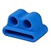 Produktbild HKFV Airpods Case Anti-Lost Strap Silicone Case Cover Skin Holder, Silicone Sealing, Hassle Free Charging - Quality Apple Headphones Accessories (Dunkelblau)