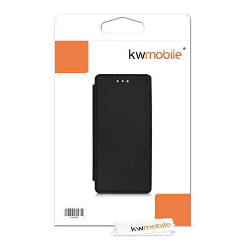 kwmobile Funda-Cartera Fina para Huawei P8 Lite 2015 - Piel sint tica Funda Tipo Flip Compartimento para Tarjetas Funda con im n en Negro reviews kwmobile Funda-Cartera Fina para Huawei P8 Lite 2015 - Piel sint tica Funda Tipo Flip Compartimento para Tarjetas Funda con im n en Negro