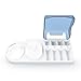 Produktbild MINGYUECHAO Zahnbürstenhalter Zahnbürstenhalterständer Zahnbürstenhalter-Organizer-Ladestation Für Braun Oral-B-Zahnbürsten, A, Blau