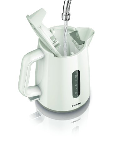 Philips HD9300/00 Wasserkocher (2400 Watt, 1,5 Liter, 360°Pirouette) weiß/grau - 4