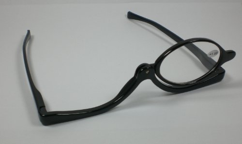 Preisvergleich Produktbild Praktische Schminkbrille Lesebrille 2,5 Diop. Schwarz Schminkhilfe