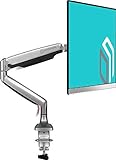 LIBRE Y ORDENADO - con el ONKRON G100 Soporte del monitor, puede ajustar libremente la posición del monitor cuando necesite. Y la gestión de cables ocultas proporciona una solución más limpia y ordenada.