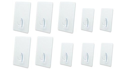 Wunderhaken Zauberhaken ohne Bohren, groß und klein – 10tlg. Set - 2