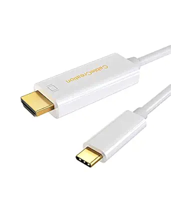 CableCreation USB C to HDMI 2.0 Cable for Home Office 4K@60Hz | 3ft /0.9M, Type C to HDMI Thunderbolt 3 Compatible for MacBook Pro, MacBook Air/iPad Pro2020 2019, Surface Go, Galaxy S20/10/9/8, LG V30