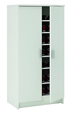 Demeyere 306598 Armoire à Chaussures 2 Portes Blanc