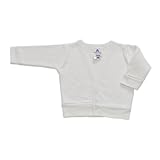 BabywearUK White Baby Cardigan - 3-6 months - British Made