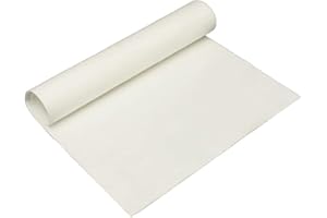 SOOKI Papier Isolant Ignifuge en Fibre De Céramique - Résistance Aux Températures Élevées, Isolation Thermique pour Poêles, Cheminées, Fours À Pizza, Fours, Fours À Forger, Fours,4mm*500mm*1000mm